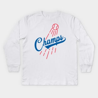 World Series Champs 2020 Kids Long Sleeve T-Shirt